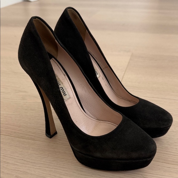 Miu Miu Platform Stiletto Pumps - Picture 1 of 15